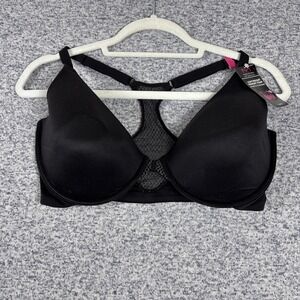 Maidenform SE6773 black 38DD Self Expressions Padded Push Up Bra NWT T-Back